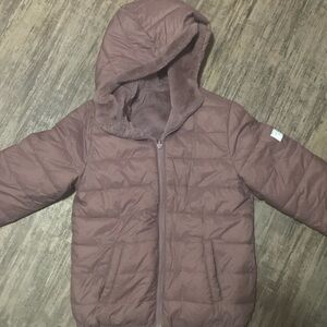 Abercrombie & Fitch girls size 11/12 reversible winter coat- like new